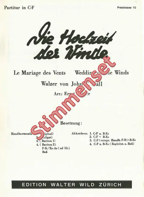 Hochzeit der Winde